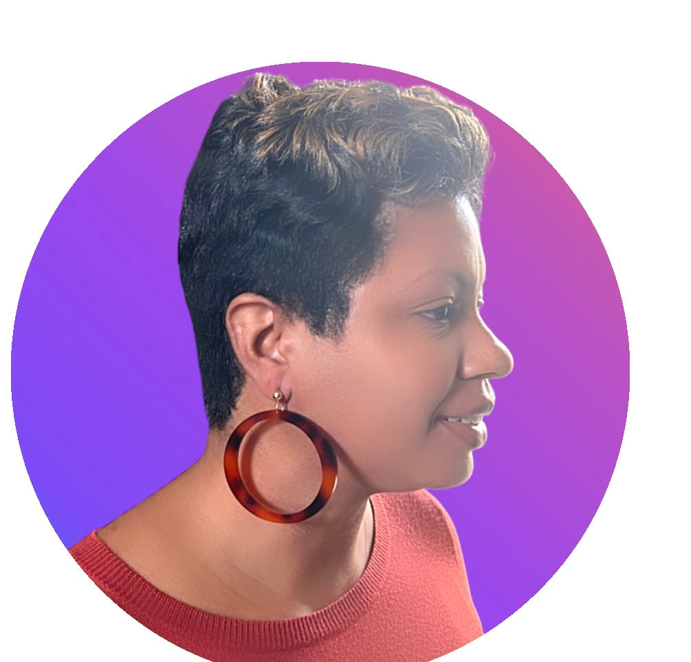 Tortoise Shell Hoops