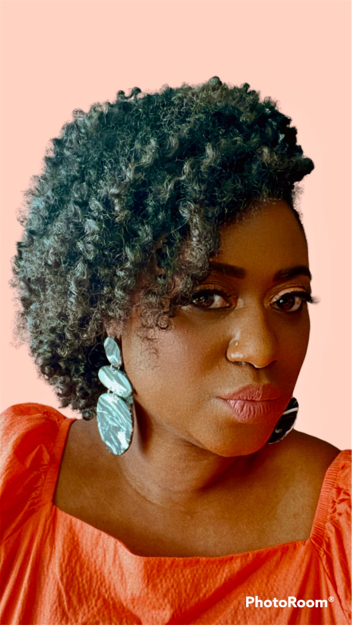 The Classic Dangle in Marbled Black and White