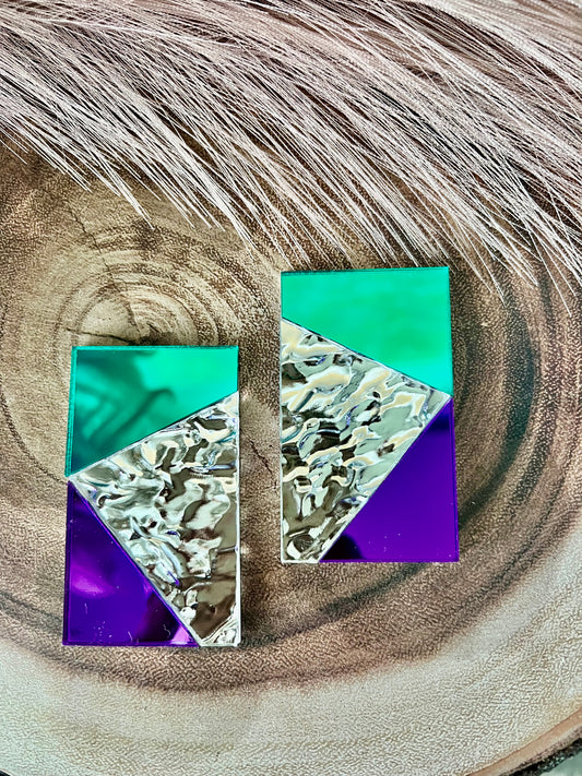 The “Joni” Metallic Statement Earrings