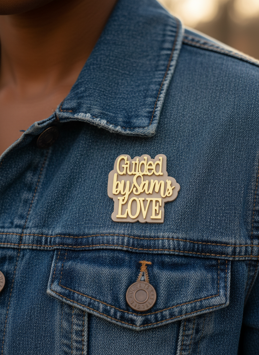 Love Never Leaves Lapel Pin Collection|Grief gift|Loss of mother