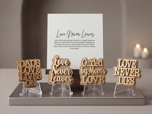 Love Never Leaves Lapel Pin Collection|Grief gift|Loss of mother
