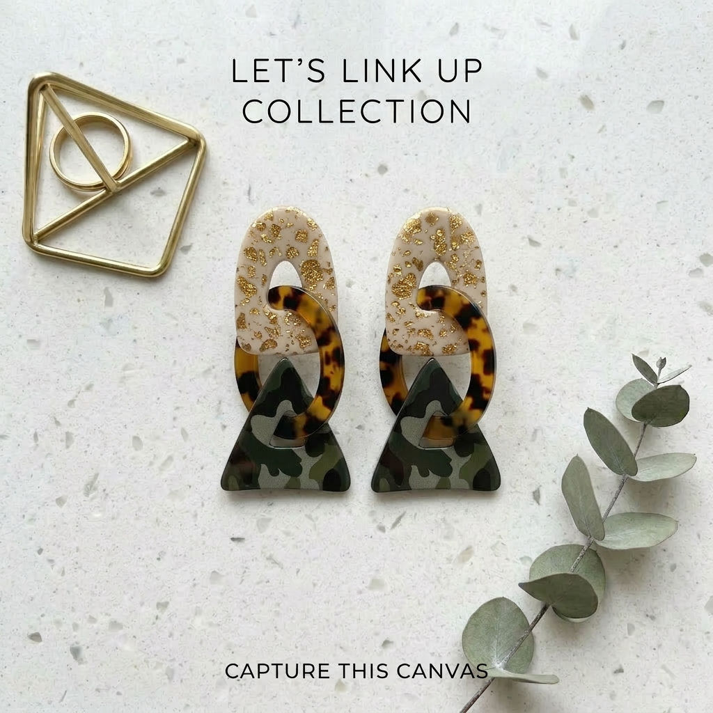 Let's Link Up-Linked Luxe Statement Earrings